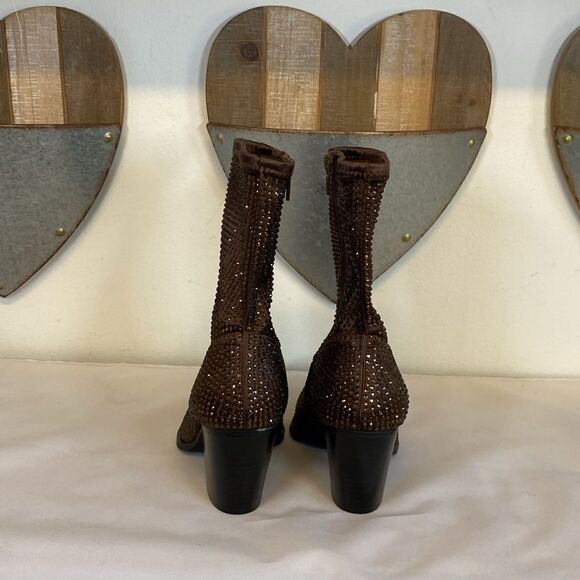 GB
Star-Crossed Rhinestone Stretch Western Booties - Picture 8 of 11